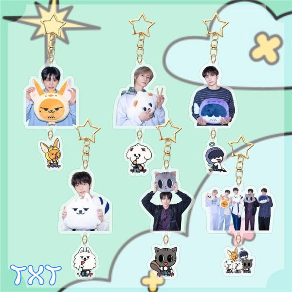 2番目半額 TXTグッズ キーリング TOMORROW X TOGETHER アクリル キーホルダー...