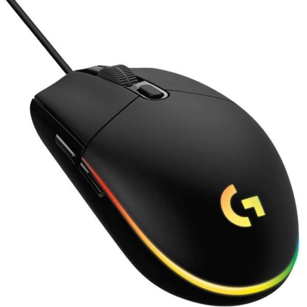 Logitech G ゲーミングマウス 有線 G102 LIGHTSYNC RGB 6個プログラムボ...