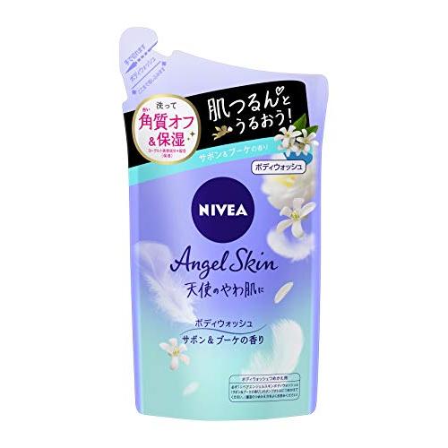 花王 ニベア エンジェルスキン ボディウォッシュ サボン&amp;ブーケの香り 詰替 360ml