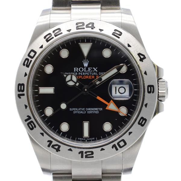 ロレックス ROLEX エクスプローラー2 216570 ランダム番 SS/ステンレス ブラック 自...