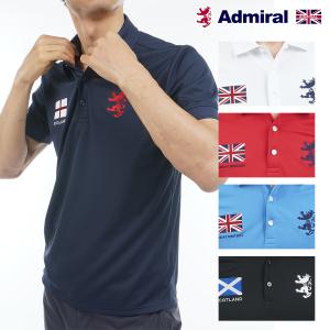 ポロシャツ メンズ アドミラルゴルフ Admiral Golf 日本正規品 2023 春 