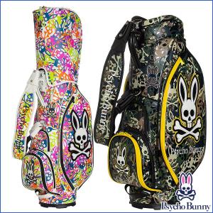 ネームプレート刻印無料 キャディバッグ  サイコバニー カートキャディバック モザイクカモ PBMG1FC1 ゴルフ用品  メンズ レディース