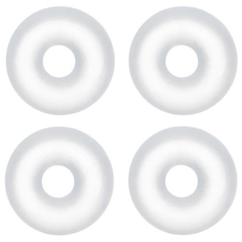 Body Candy 14 Gauge Clear Rubber ORing 4 Pack