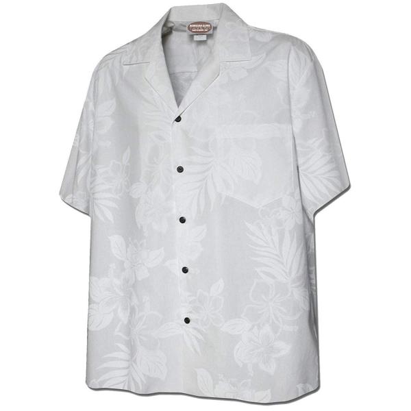 White Wedding Men Hawaii Island Shirt, WHITE, 3XL