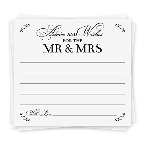 Advice and Wishes For The Mr and Mrs | 40 Cards | ...