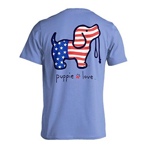 Puppie Love USA Pup Help Rescue Dogs T-Shirt-Mediu...