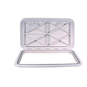 Beckson Marine 14" Flushハッチング垂直または水平ホワイトht1424-w 14x24" 35850