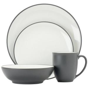 Noritake Colorwave Graphite 16 Piece Set, service for 4. by Noritake