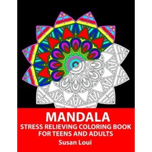 Mandala: Stress relieving Coloring Book For Teens And Adults: 35 Patterns M｜twilight-shop