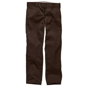 Dickiesメンズ スリムストレートフィット ワークパンツ US サイズ: 33 32 カラー: ブラウン｜twilight-shop