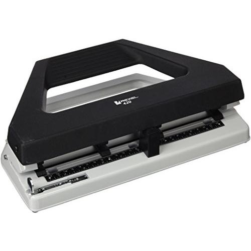 Rexel V430 4 Hole Punch Black