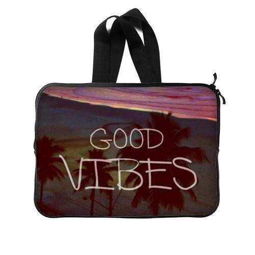 Funnyノートパソコンバッグ???人気Good Vibes Macbook、Macbook Air...