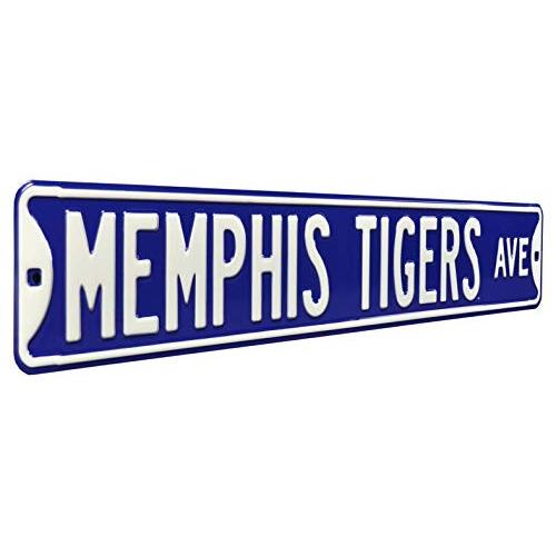 NCAA Memphis Tigers Aveストリートsignstreetサイン、チームカラー、3...