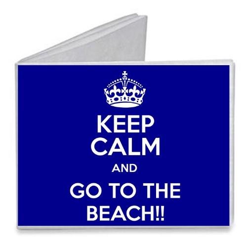 Keep Calm and Go to the Beach - Paper Tyvek Wallet...