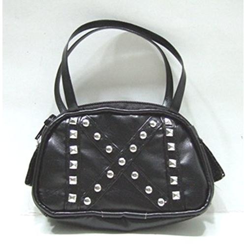 Black Studded Purse Sized For 18 Inch American Gir...