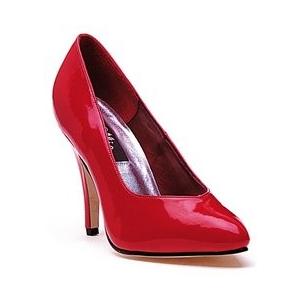 Ellie Shoes???Red Pump Adult Shoes、赤、8