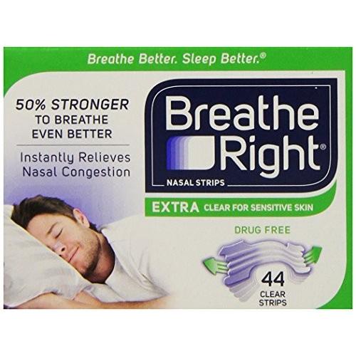 Breathe Right Extra - 44 Clear Strips by Breathe R...