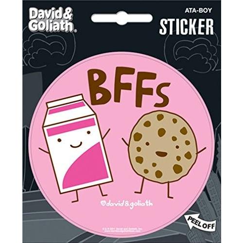 Ata-Boy David and Goliath BFF&apos;S Sticker by Ata-Boy