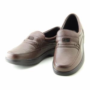 マドラス シティゴルフ City Golf GF901 幅広4E 軽量 メンズ 本革ビジネスシューズ  スリッポン 紳士靴 革靴 ブラウン