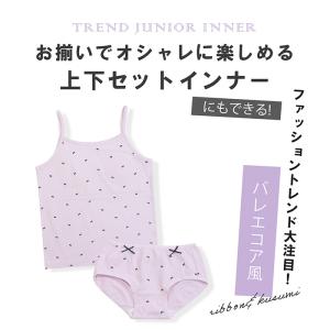 下着 パンツ ジュニア 女児 女の子 総柄リボ...の詳細画像1