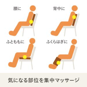 マッサージ シート シートマッサージャー 温感...の詳細画像2