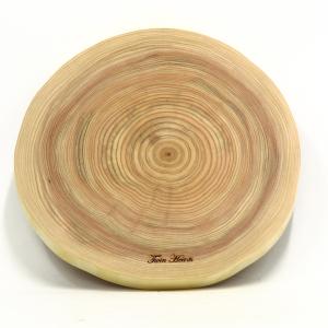 ツインハーツ 丸太イス 桧 切り株 くり抜き フタ式 高さ42cm 直径