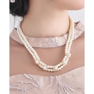 結婚式 ネックレス お呼ばれ アクセサリー セ...の詳細画像2