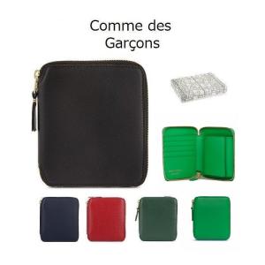 COMME DES GARCONS コムデギャルソン ラウンドファスナー ラウンドジップ レザー 本革 二つ折り 財布 SA2100