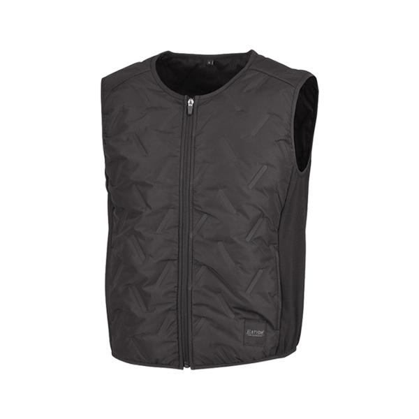 インナーベスト ベスト 作業用ベスト (ブラック/L) アウター ダウン キルトベスト ツーリング ...