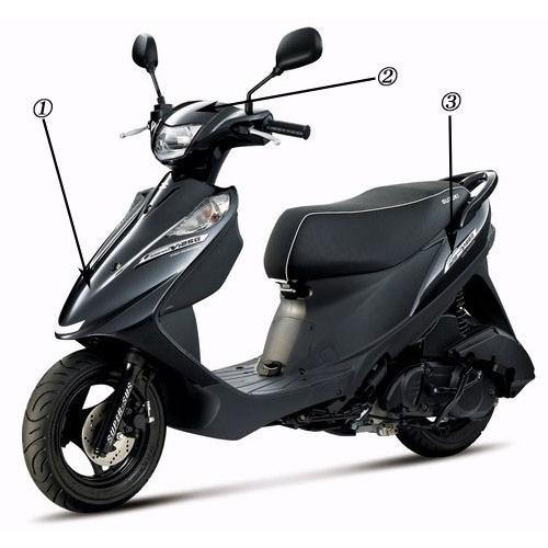 台湾SUZUKI 純正 アドレスV125G 5期FI グレー 外装３点セット  ADDRESSV12...