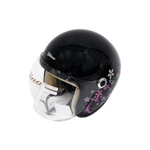 バイク ジェット ヘルメット シールド開閉 洗濯可能 UVカット