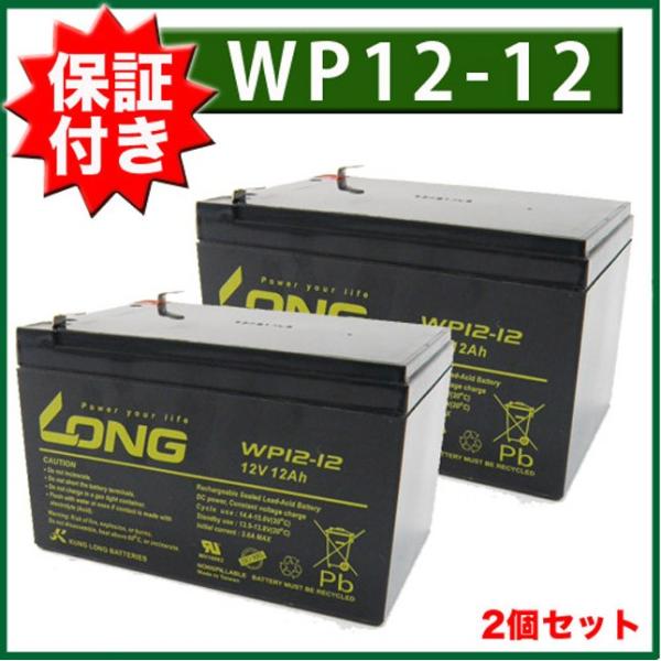 LONG正規取扱い店 保証付き 2個セット UPS 溶接機 各種 12V12Ah WP12-12  ...