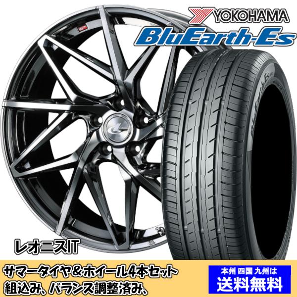 夏タイヤセット ウィッシュ 20系 Ｚグレード ブルーアースES ES32 215/50R17 95...