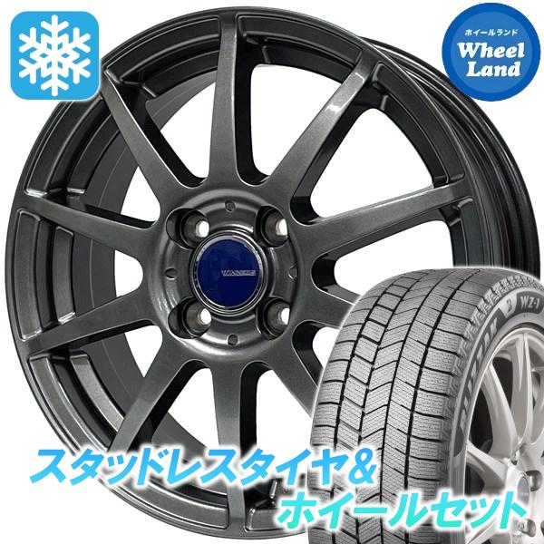 スタッドレスセット ワゴンＲ MH23S ブリザック WZ-1 145/80R13 75Q ウイナー...