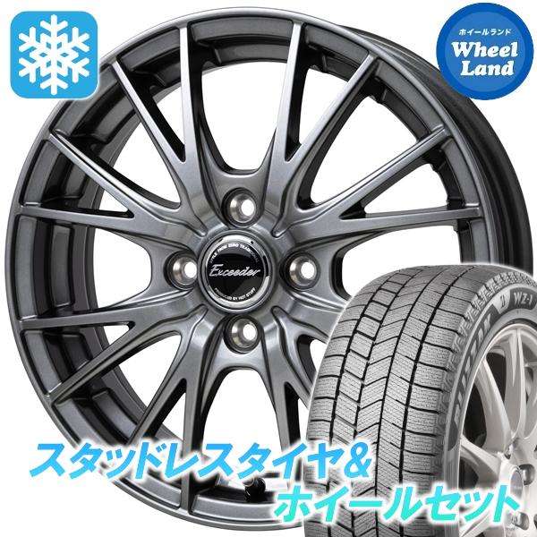 スタッドレスセット マーチ K12系 ブリザック WZ-1 165/70R14 81Q エクシーダー...