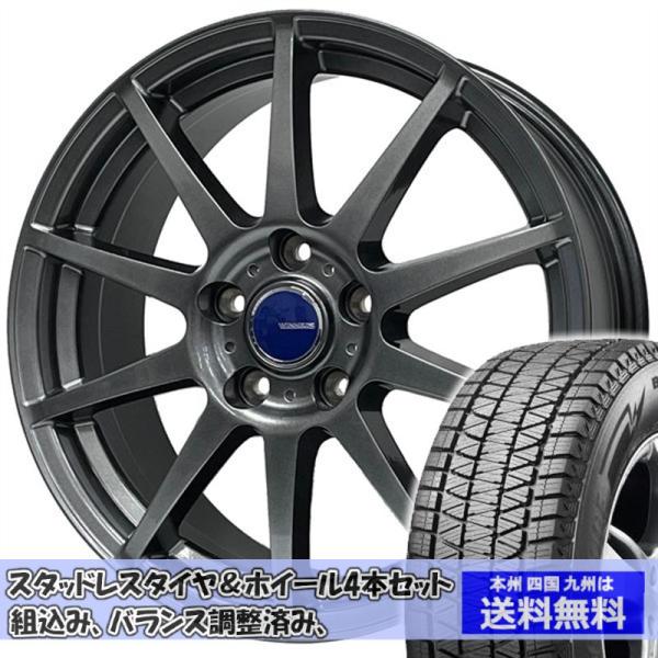 スタッドレスセット アウトランダー CW5W ブリザック DM-V3 215/70R16 100Q ...