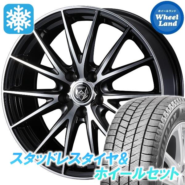 スタッドレスセット ヴェゼル RU系 ブリザック VRX3 215/60R16 95Q ライツレー ...