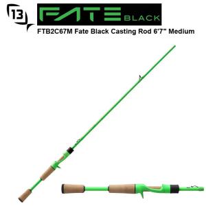 13Fishing FTB2C67M  Fate Black Generation 2 Casting Rod 　13フィッシング　67M