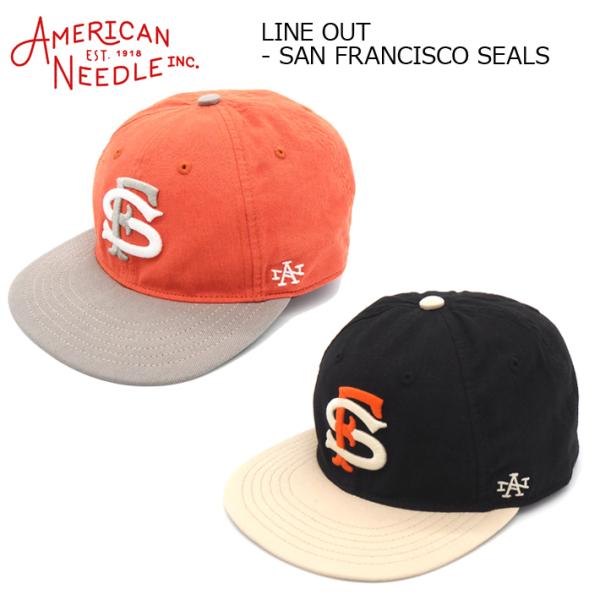 キャップ AMERICAN NEEDLE アメリカンニードル LINE OUT - SAN FRAN...