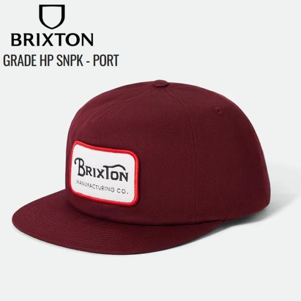 BRIXTON ブリクストン キャップ GRADE HP SNPK - PORT スナップバック キ...