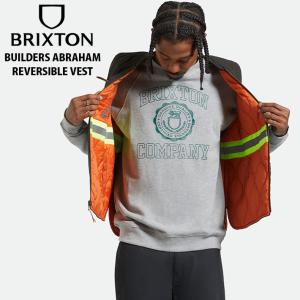 BRIXTON（ブリクストン） ベスト メンズ BUILDERS ABRAHAM REVERSIBLE