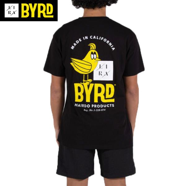 BYRD LIRACLOTHING バード BYRDｘLIRA Tシャツ ブラック コラボ 数量限定...