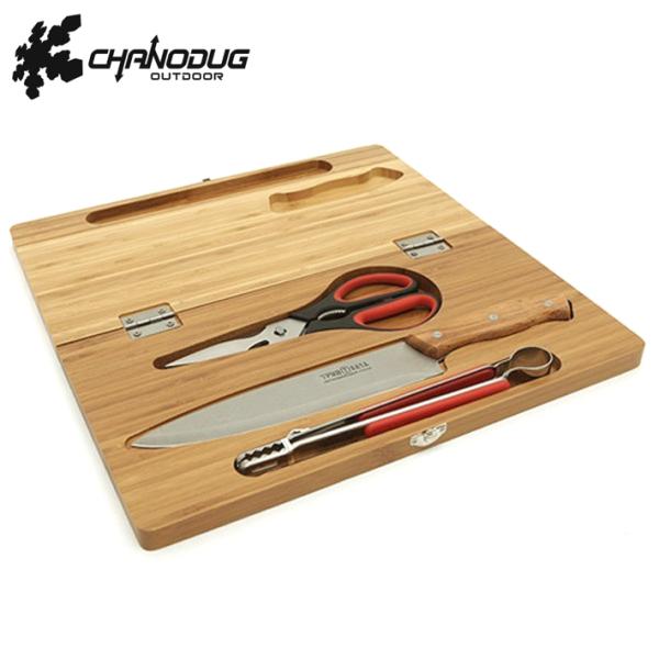 アウトドア 調理器具セット 3点セット CHANODUG OUTDOOR まな板セット クッキングセ...