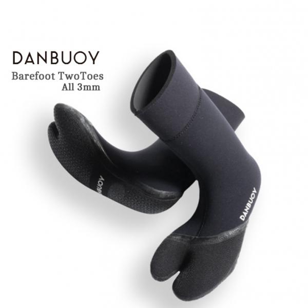 【10％OFF】サーフブーツ DANBUOY ダン ブイ 3mm BareFoot TwoToes ...