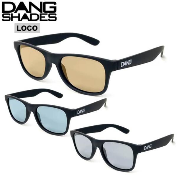 偏光サングラス DANG SHADES LOCO サングラス ブラック 偏光レンズ UVカット 半永...