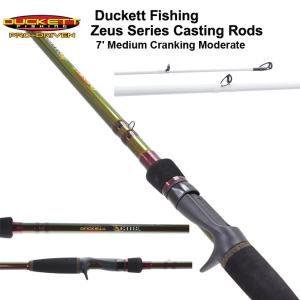 Duckett Fishing Zeus Series Casting Rod 7’0 M　ダケットフィッシング　ゼウス　7’0 M　クランキングロッド　モデレート MLF ジェイコブウィラー｜two-surf