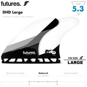 FUTURES FIN RTM HEX DHD Model フューチャーフィン FUTURE FIN DHD Large フューチャーフィン3本セット サーフィン サーフボード サーフギア
