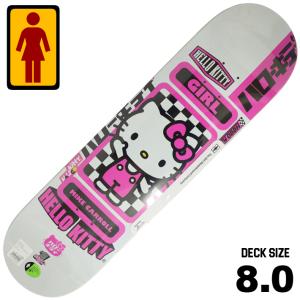 スケボー デッキ ガール 8.0 Girl Sanrio Tokyo Speed GSA6 Mike Carroll Deck スケートボード ストリート Jessupデッキテープ付