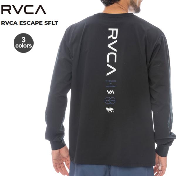長袖サーフTシャツ RVCA ルーカ メンズ RVCA ESCAPE SFLT 日差しから肌を守るU...