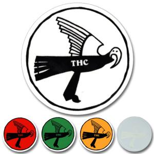 ステッカー THC SURFBOARDS FIN THCサーフボード サーフィン ロゴステッカー ジョエル チューダーフィン ロングボード ミッドレングス